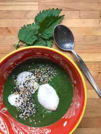 Healthy nettle soup to cleanse body